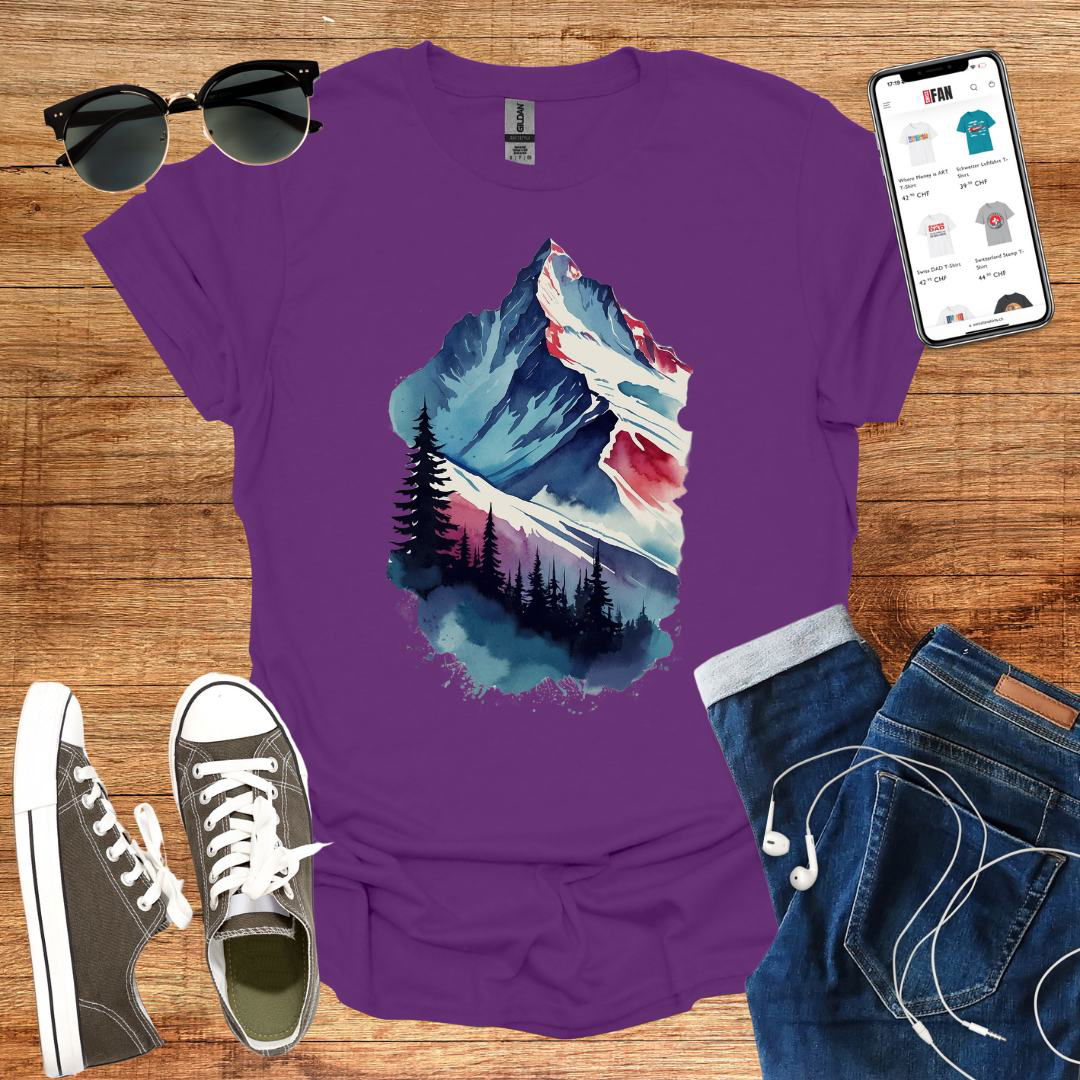 Blue Shade Matterhorn T-Shirt - SwissFan Shop
