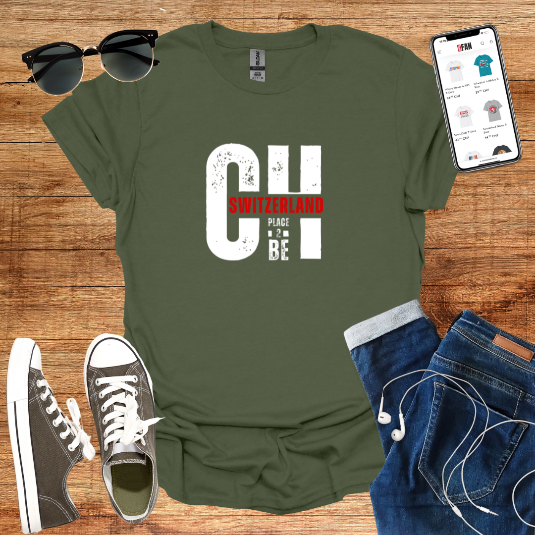 CH Place 2 Be T-Shirt - SwissFan Shop