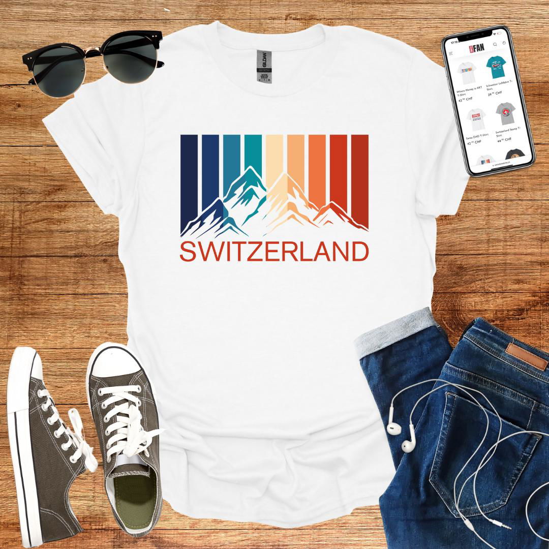 COLORED Switzerland T-Shirt - SwissFan Shop