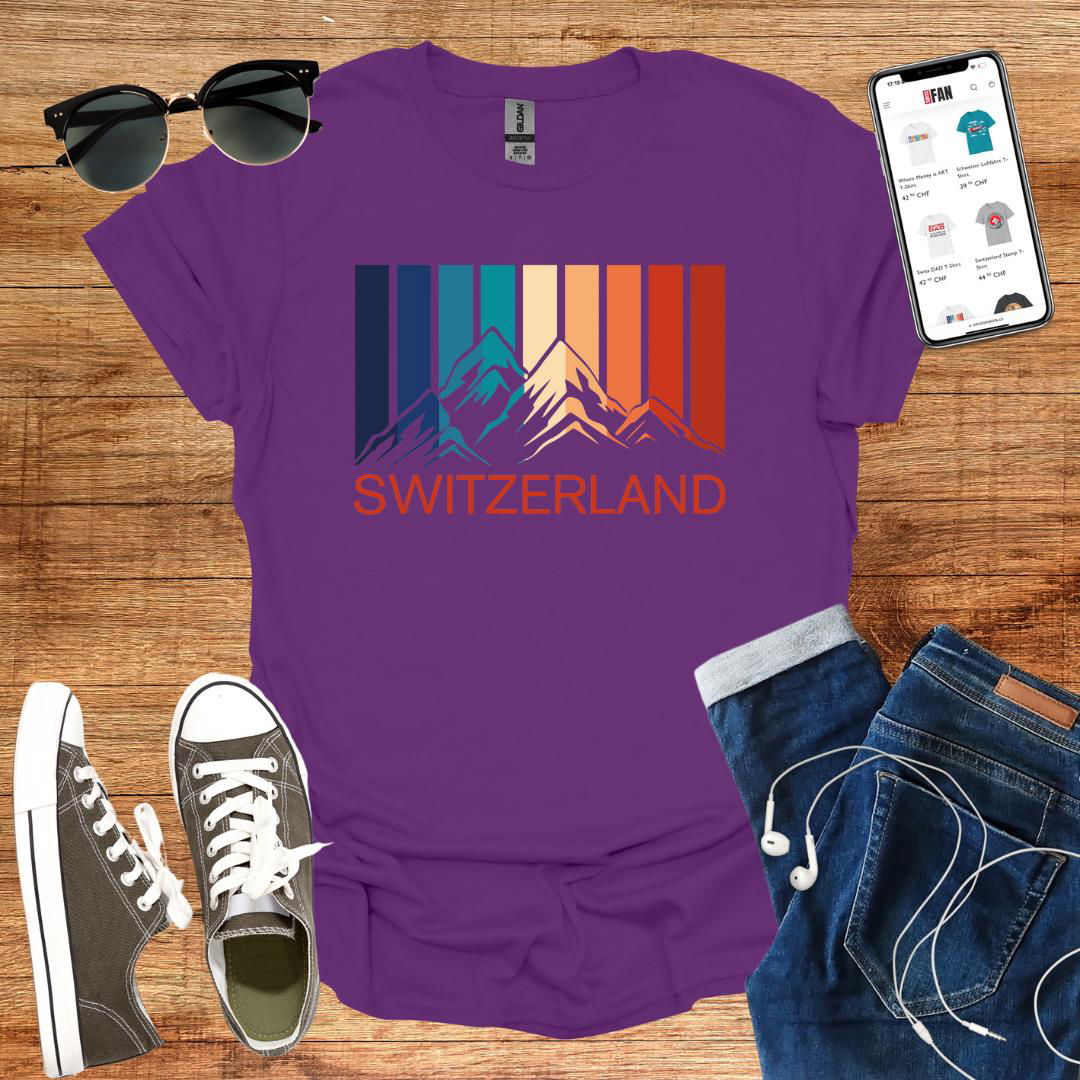 COLORED Switzerland T-Shirt - SwissFan Shop