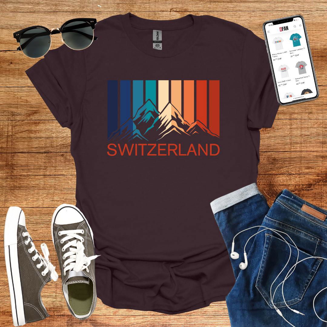 COLORED Switzerland T-Shirt - SwissFan Shop