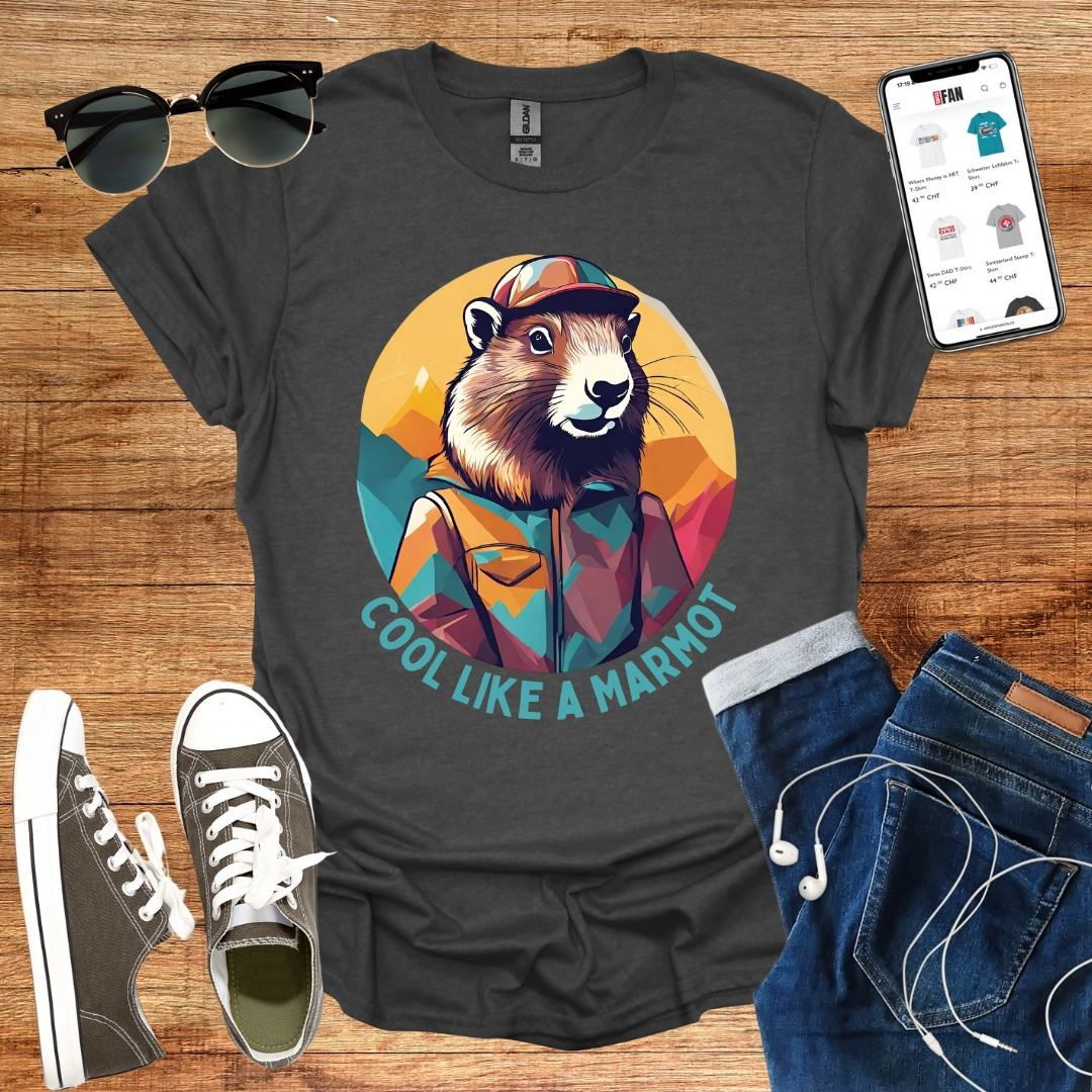 Cool like a Marmot T-Shirt - SwissFan Shop