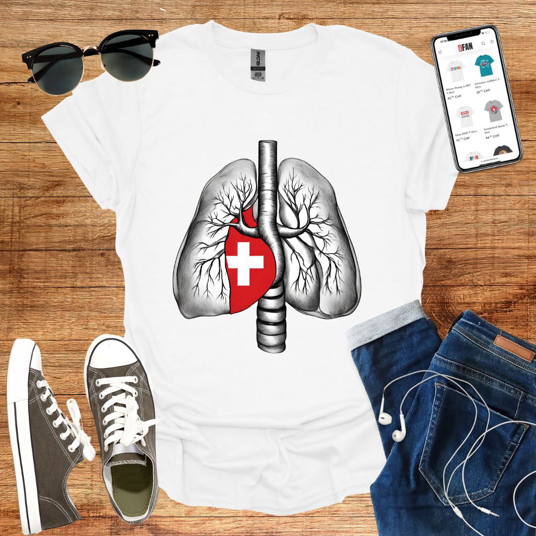 Inhale Switzerland T-Shirt - SwissFan Shop