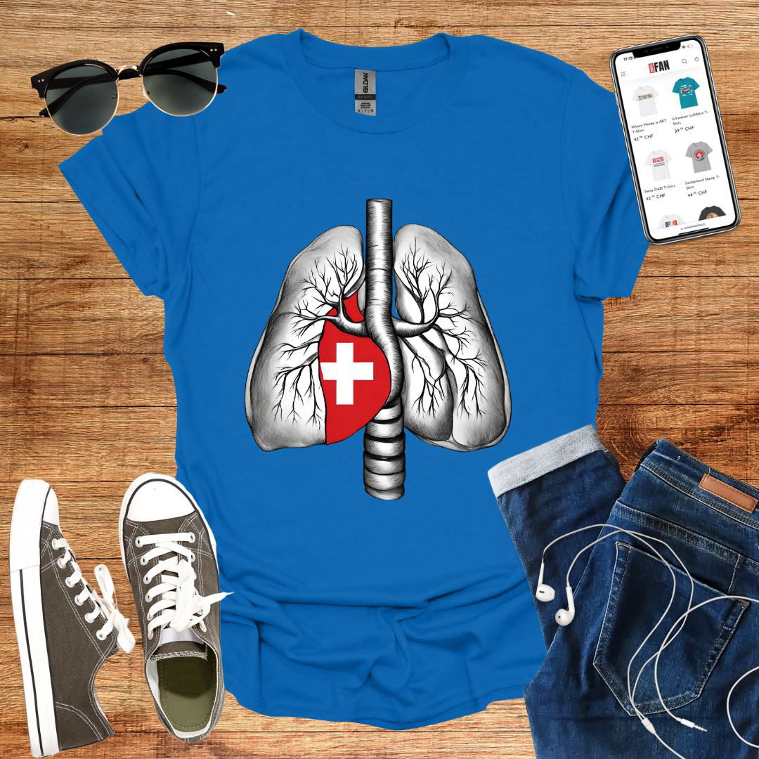 Inhale Switzerland T-Shirt - SwissFan Shop