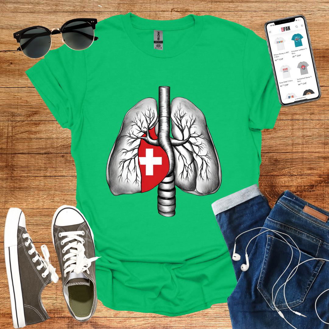 Inhale Switzerland T-Shirt - SwissFan Shop