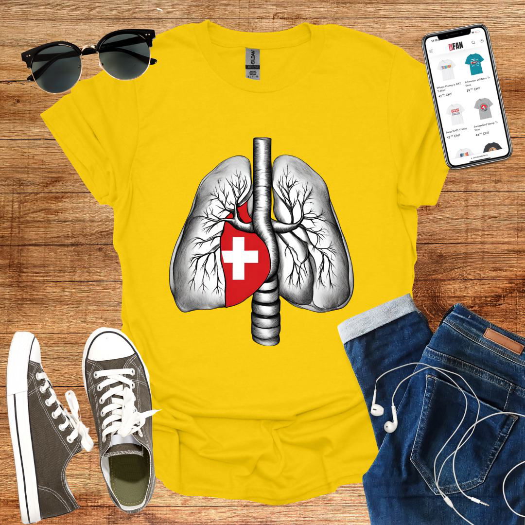 Inhale Switzerland T-Shirt - SwissFan Shop