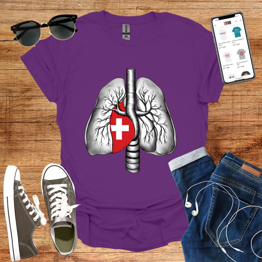 Inhale Switzerland T-Shirt - SwissFan Shop