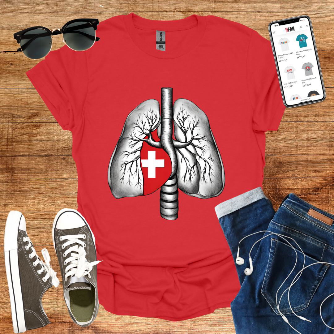 Inhale Switzerland T-Shirt - SwissFan Shop