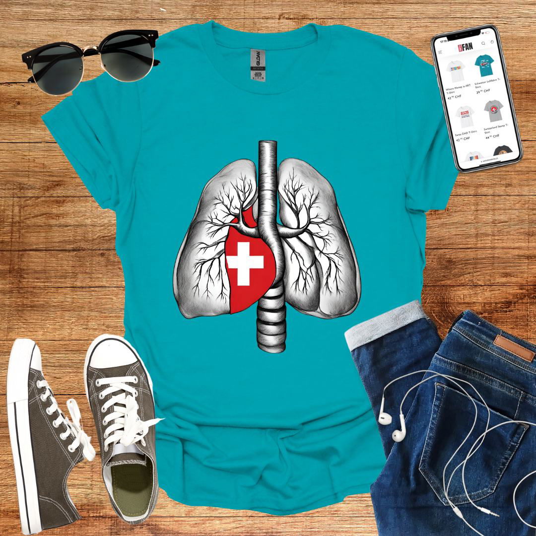 Inhale Switzerland T-Shirt - SwissFan Shop