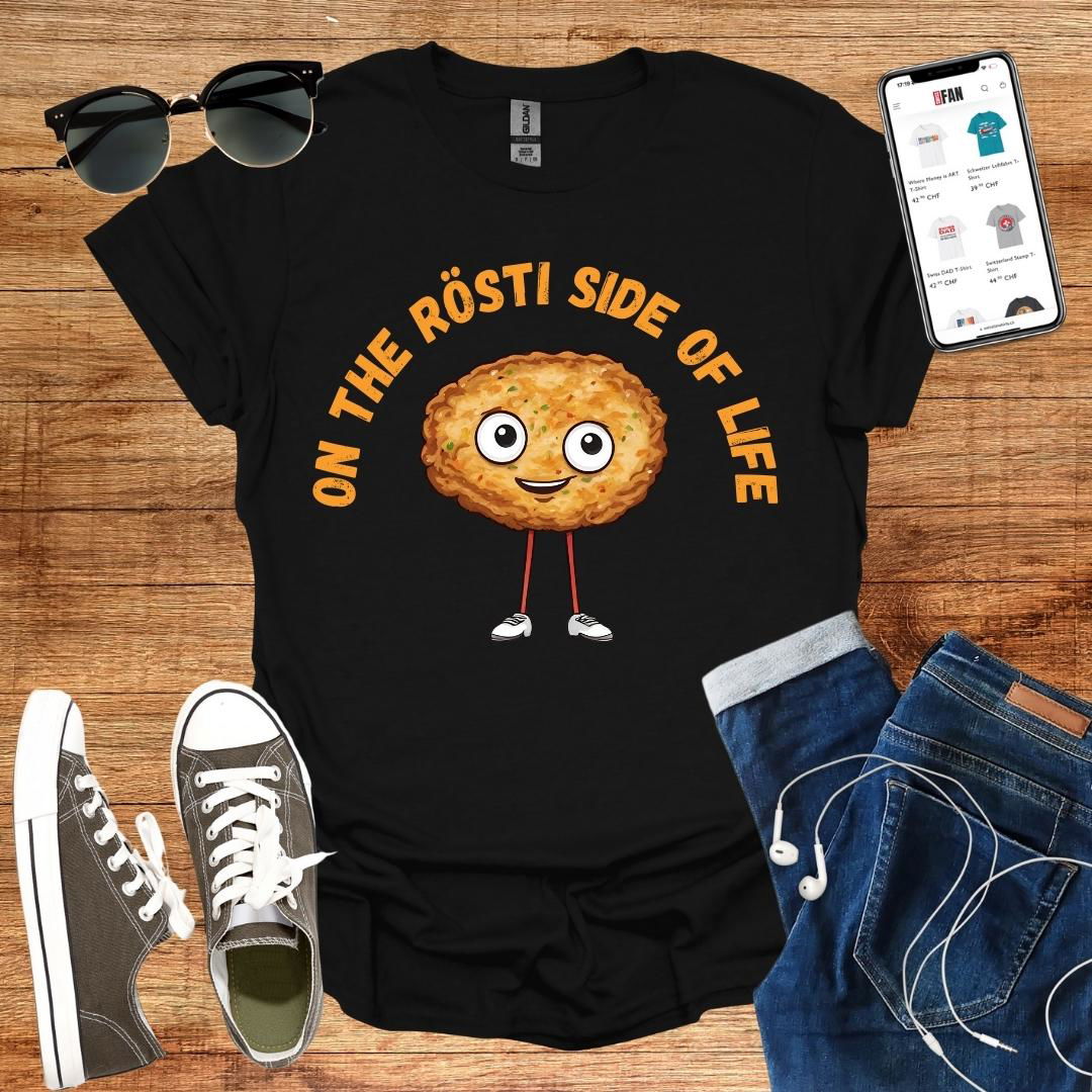 On the Rösti side of life T-Shirt - SwissFan Shop