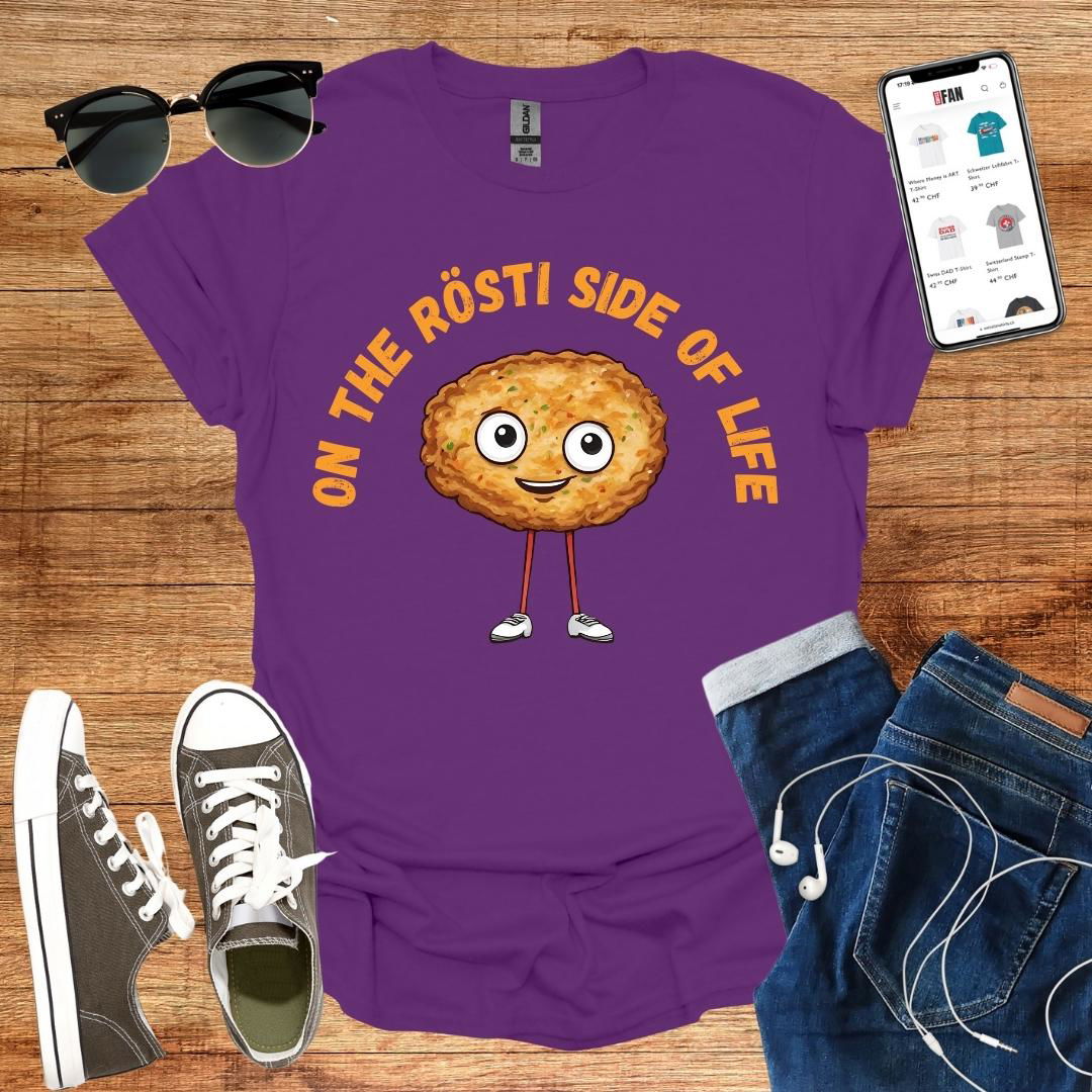On the Rösti side of life T-Shirt - SwissFan Shop