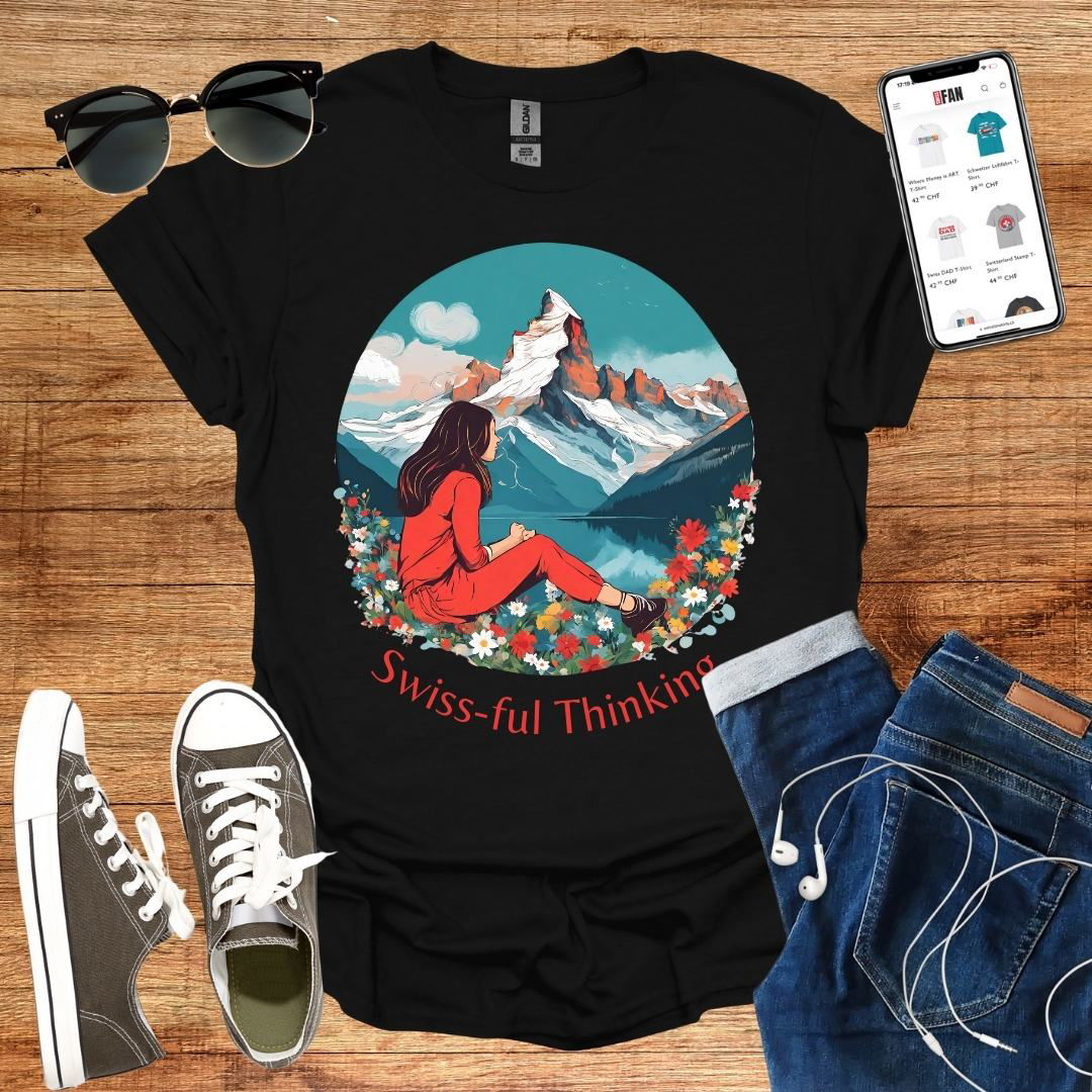 Swiss-ful Thinking Matterhorn T-Shirt - SwissFan Shop