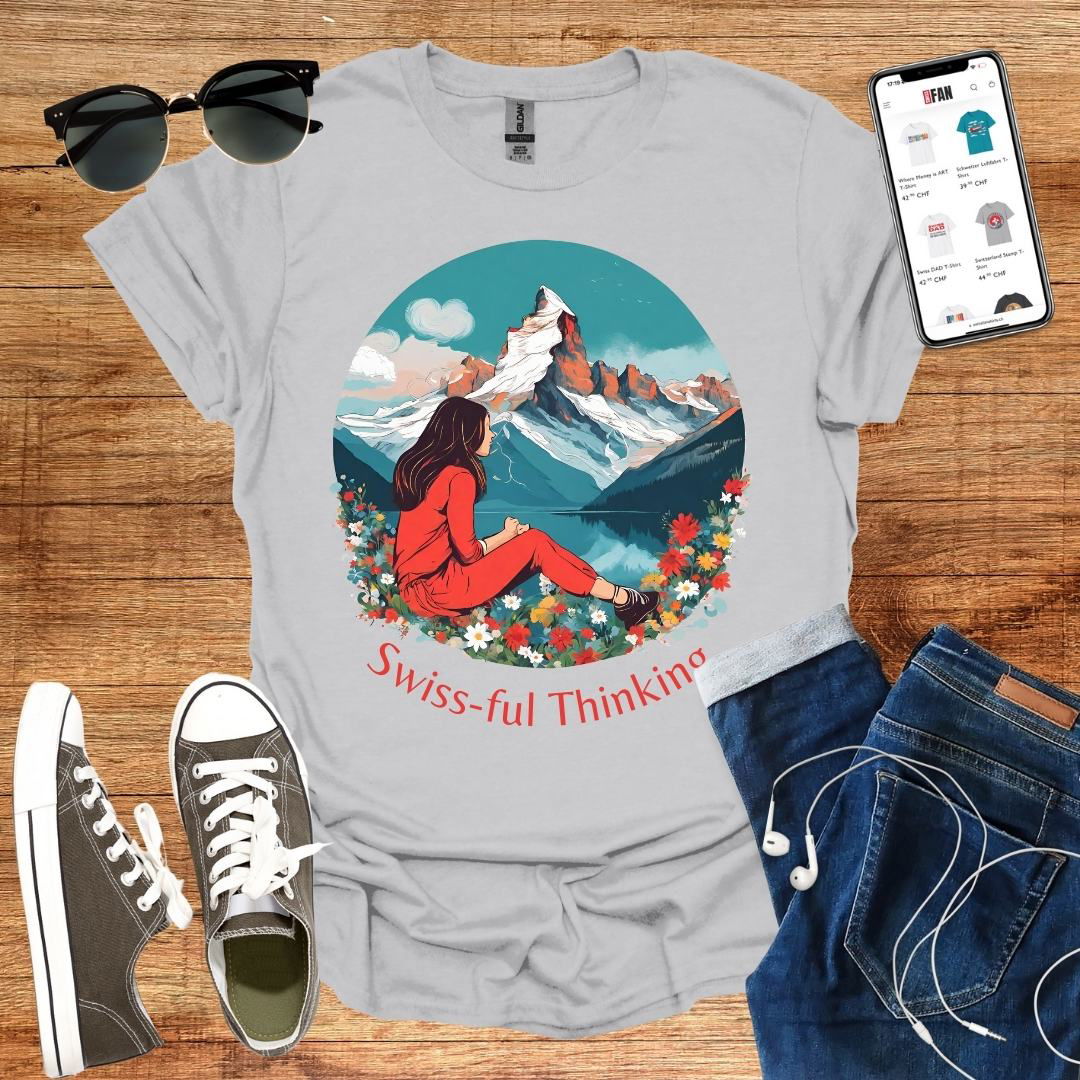 Swiss-ful Thinking Matterhorn T-Shirt - SwissFan Shop