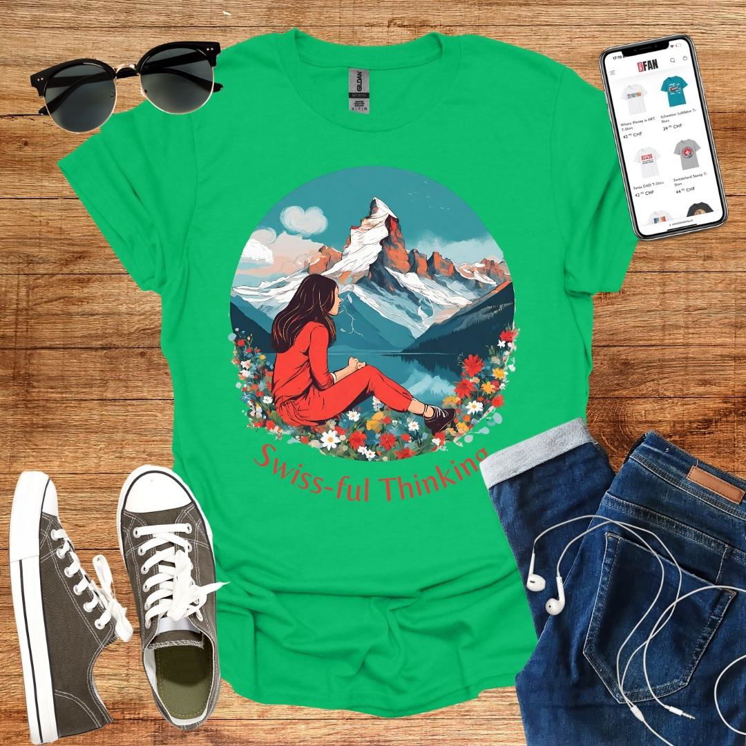 Swiss-ful Thinking Matterhorn T-Shirt - SwissFan Shop