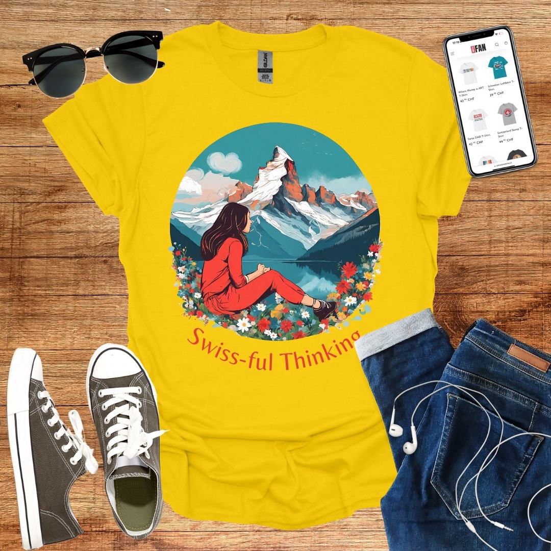 Swiss-ful Thinking Matterhorn T-Shirt - SwissFan Shop