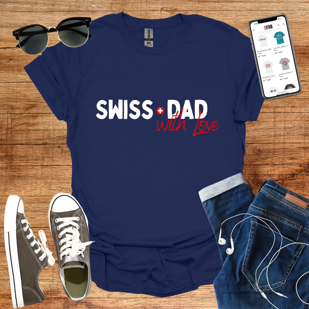 Swiss DAD | With LOVE T-shirt - SwissFan Shop