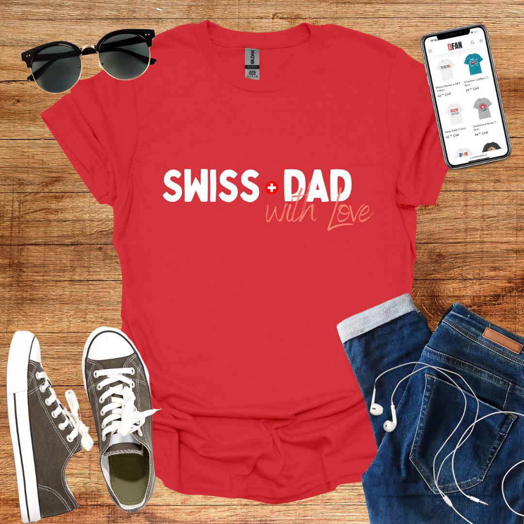 Swiss DAD | With LOVE T-shirt - SwissFan Shop