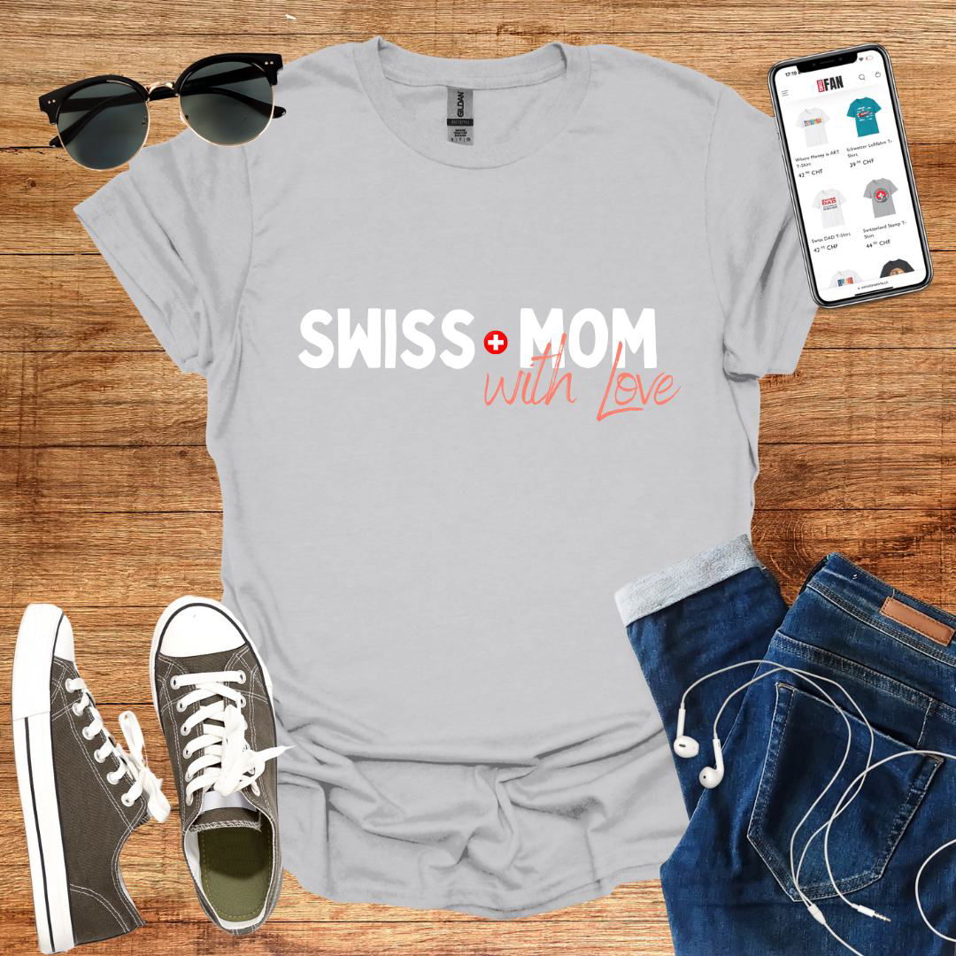 Swiss MOM | With LOVE T-shirt - SwissFan Shop