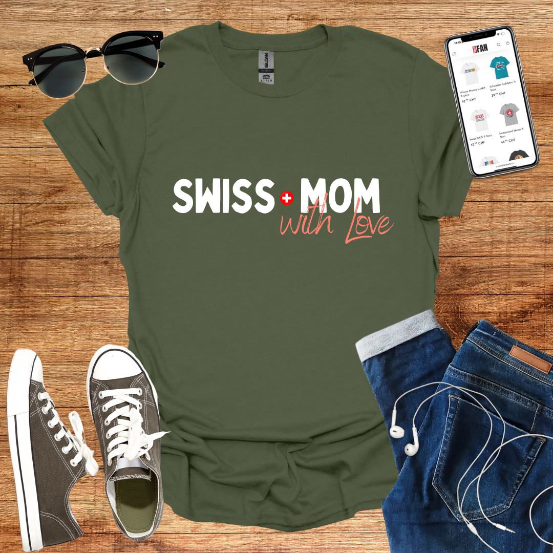 Swiss MOM | With LOVE T-shirt - SwissFan Shop