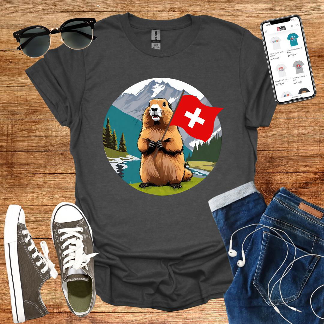 Swiss Marmot T-Shirt - SwissFan Shop