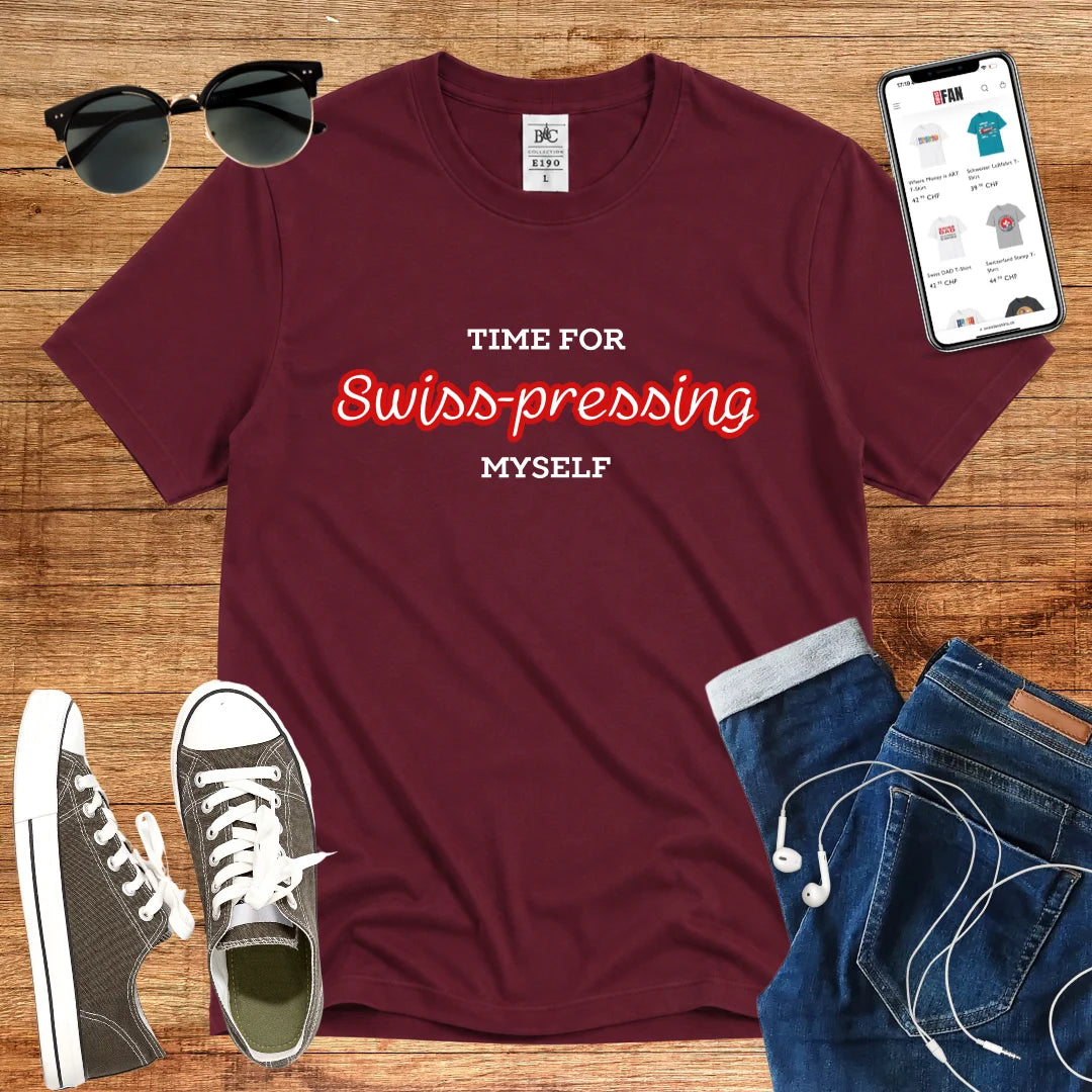 Swiss-pressing Myself T-Shirt