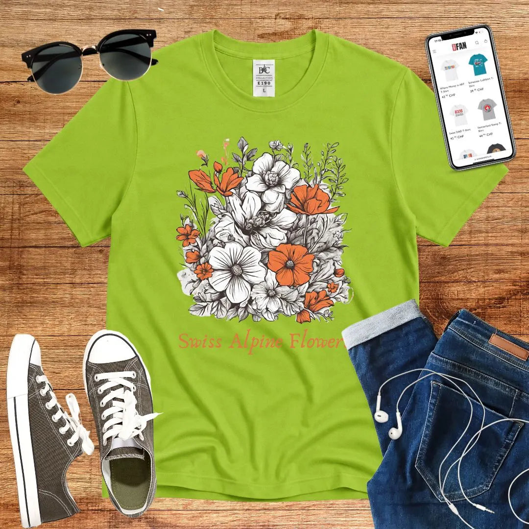Swiss Alpine Flowers T-Shirt