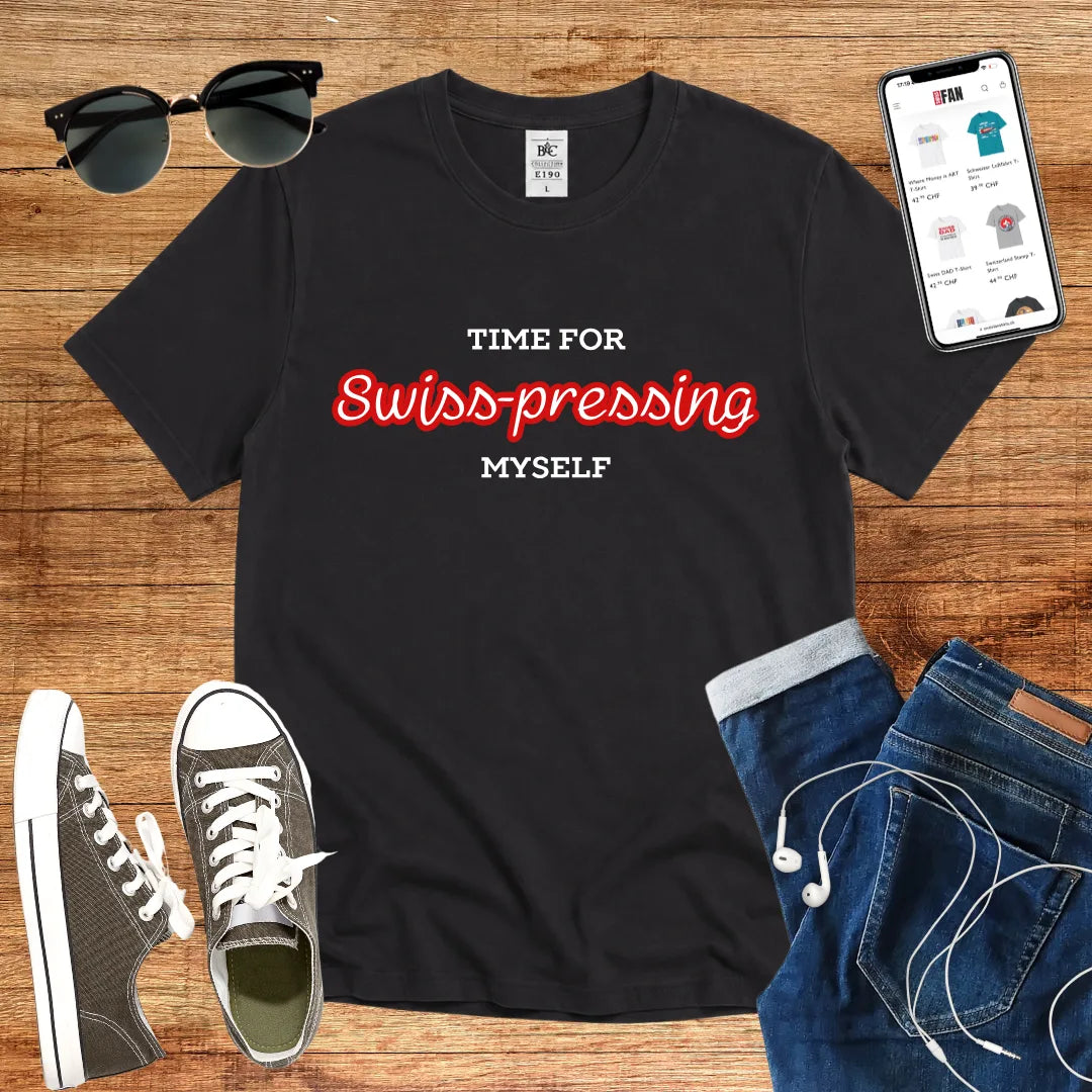 Swiss-pressing Myself T-Shirt