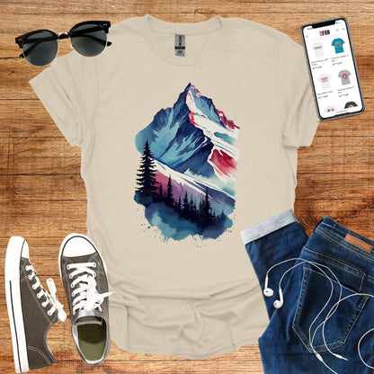 Blue Shade Matterhorn T-Shirt - SwissFan Shop