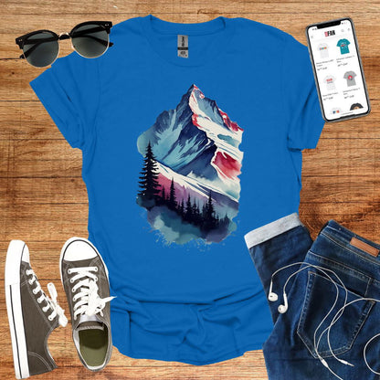 Blue Shade Matterhorn T-Shirt - SwissFan Shop
