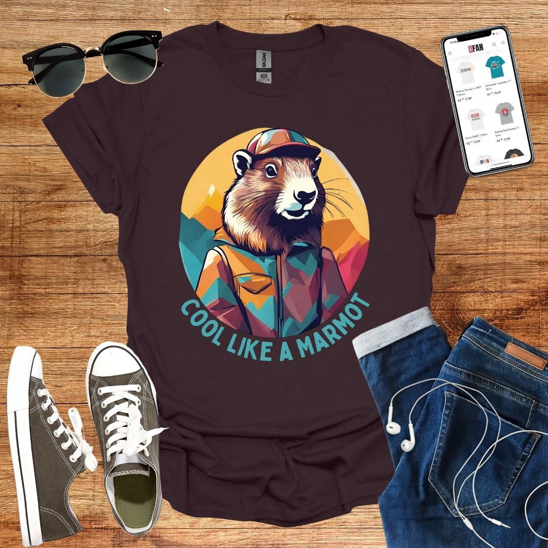 Cool like a Marmot T-Shirt - SwissFan Shop