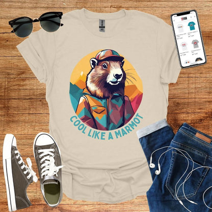 Cool like a Marmot T-Shirt - SwissFan Shop