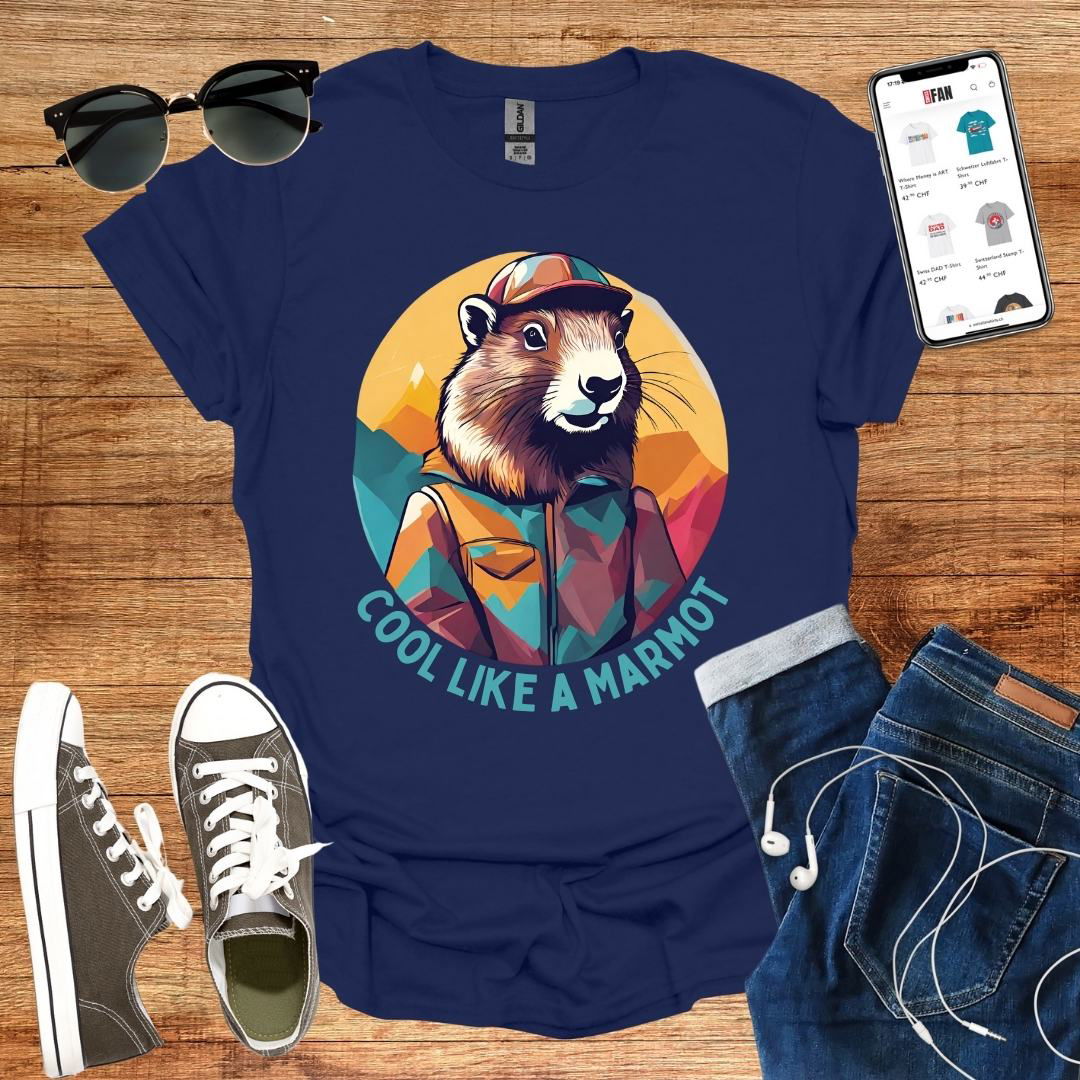 Cool like a Marmot T-Shirt - SwissFan Shop