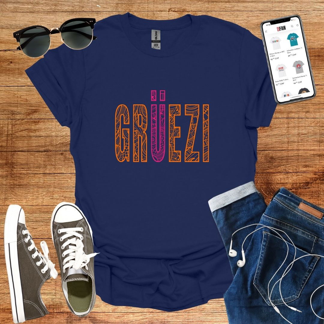 Grüezi T-Shirt - SwissFan Shop