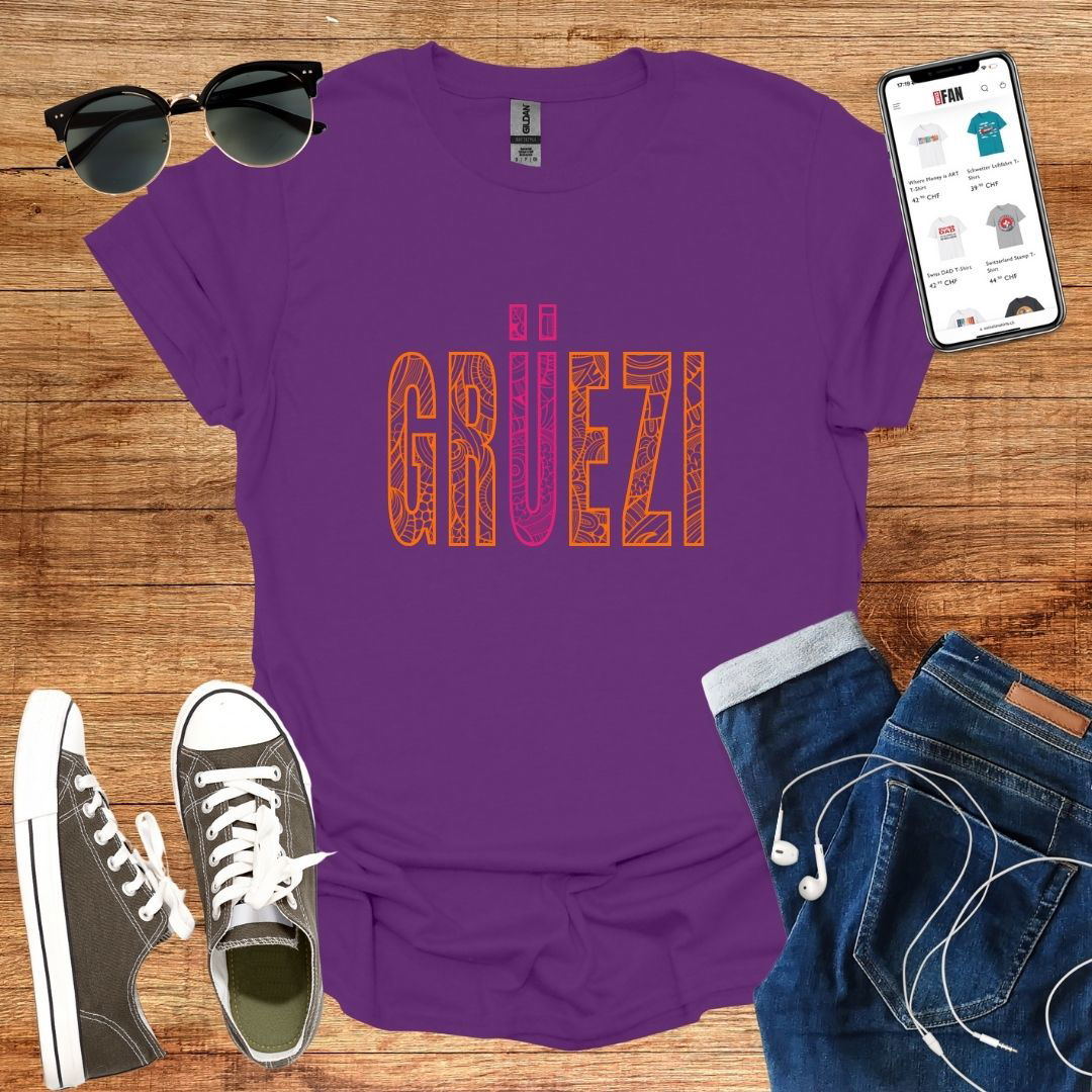 Grüezi T-Shirt - SwissFan Shop