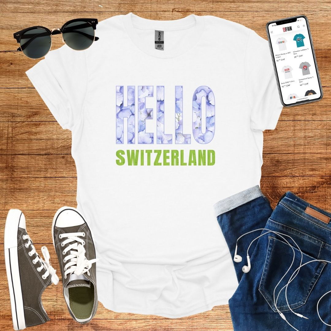 Hello Switzerland T-Shirt - SwissFan Shop