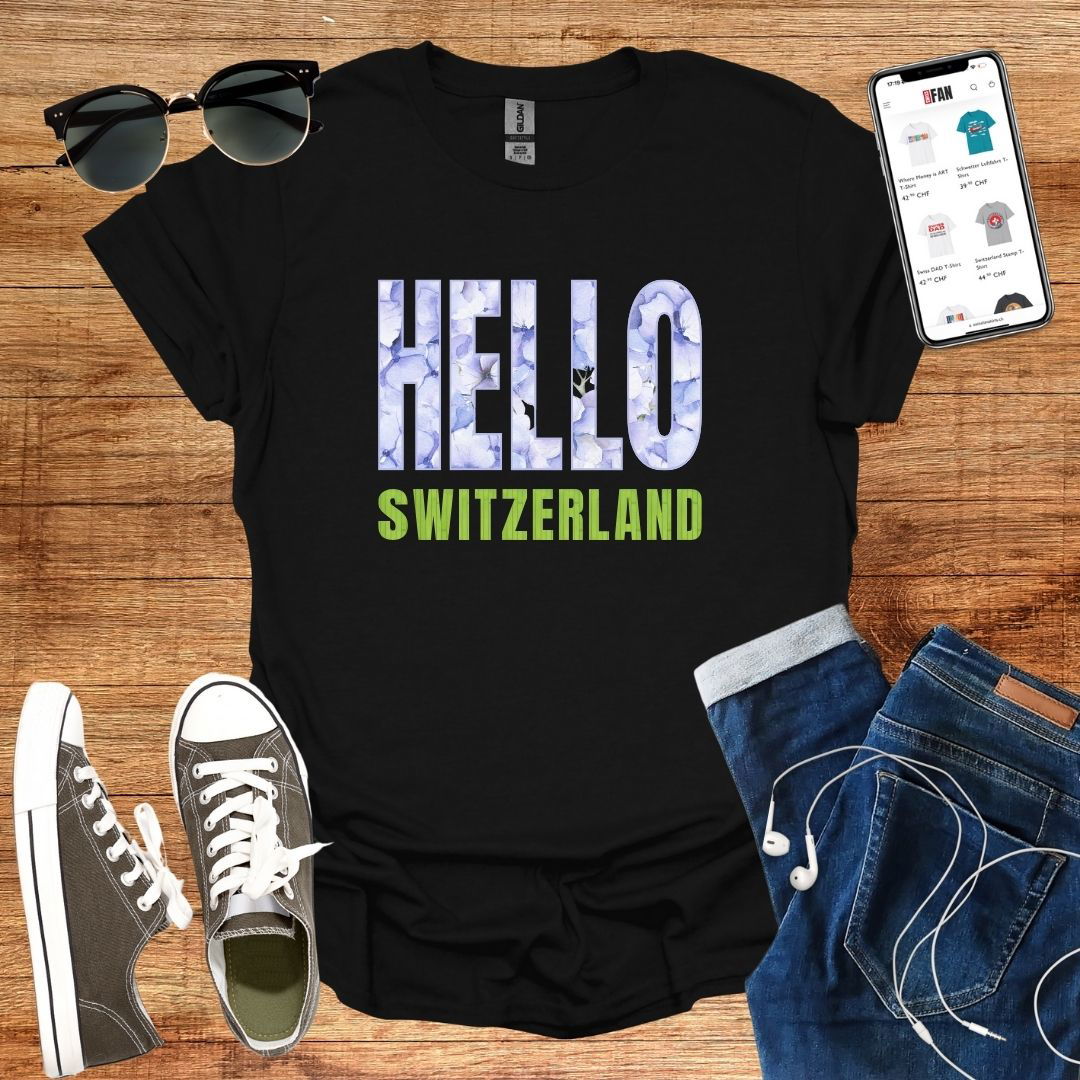 Hello Switzerland T-Shirt - SwissFan Shop