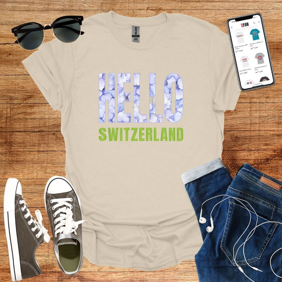 Hello Switzerland T-Shirt - SwissFan Shop