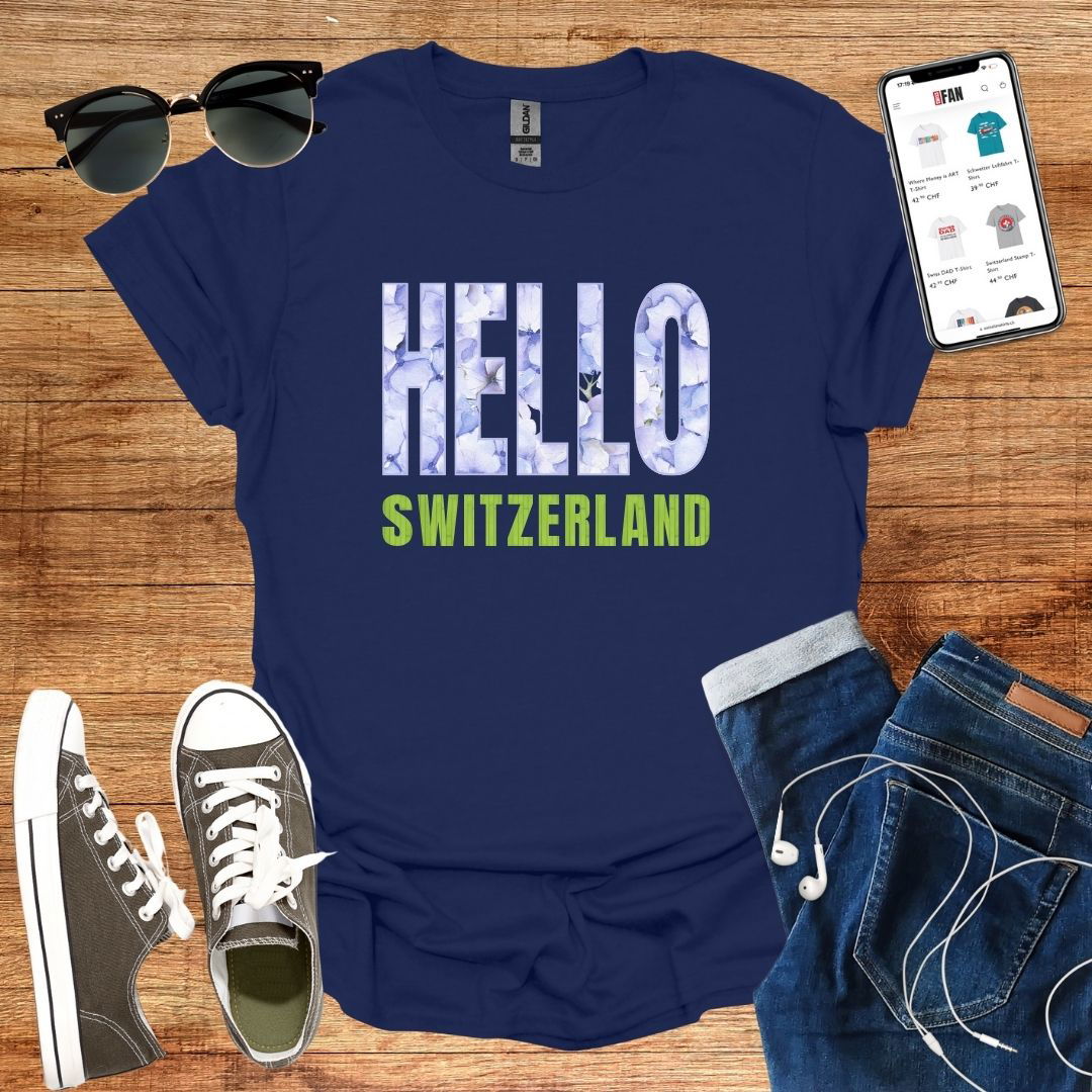 Hello Switzerland T-Shirt - SwissFan Shop