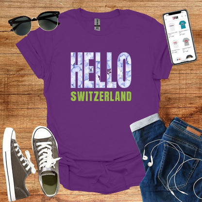 Hello Switzerland T-Shirt - SwissFan Shop