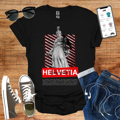 Helvetia T-Shirt - SwissFan Shop