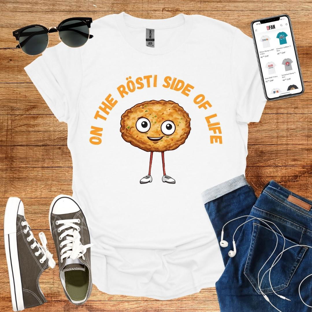 On the Rösti side of life T-Shirt - SwissFan Shop