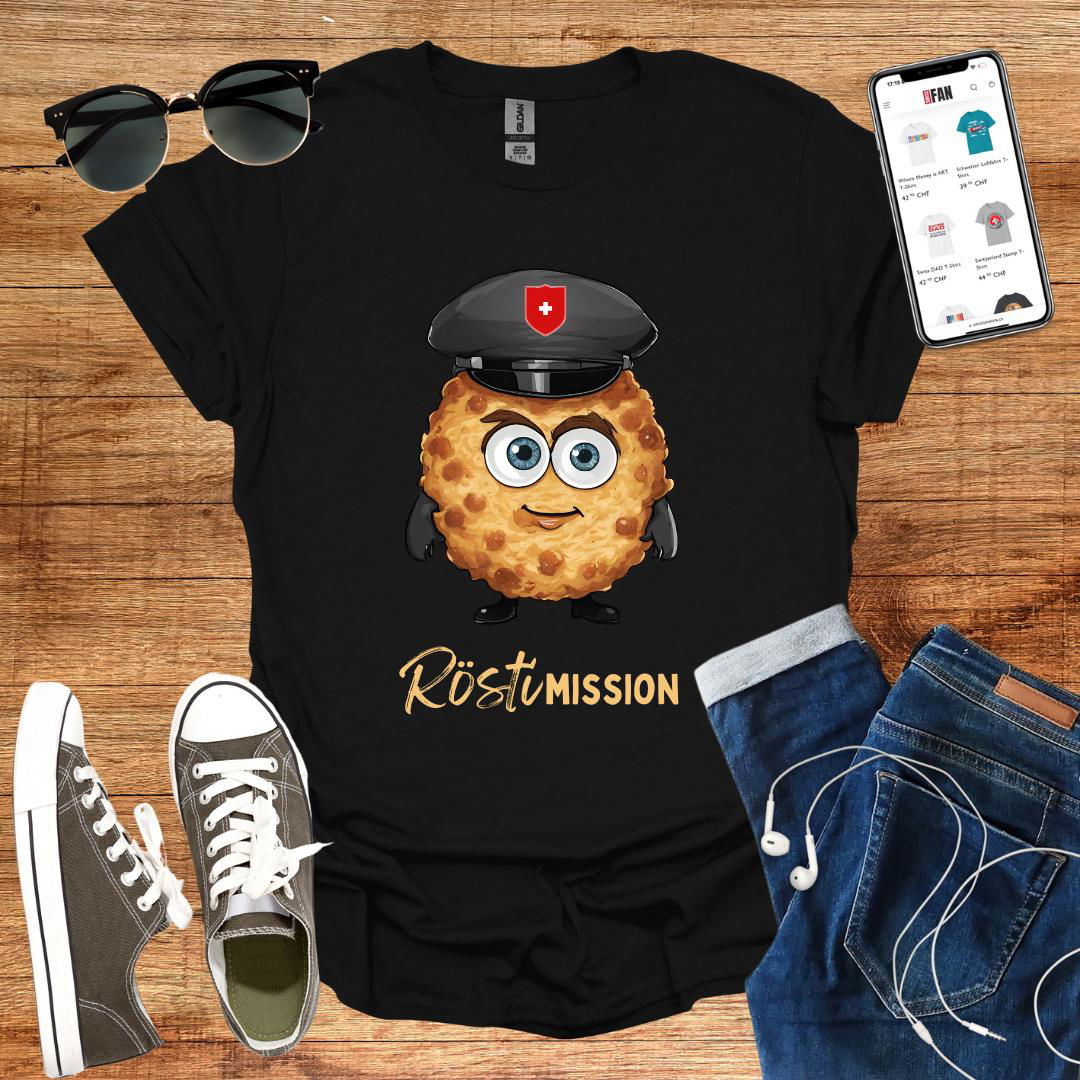 Rösti Mission T-Shirt - SwissFan Shop