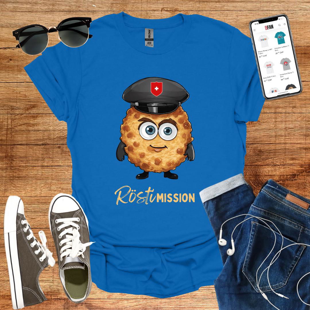 Rösti Mission T-Shirt - SwissFan Shop