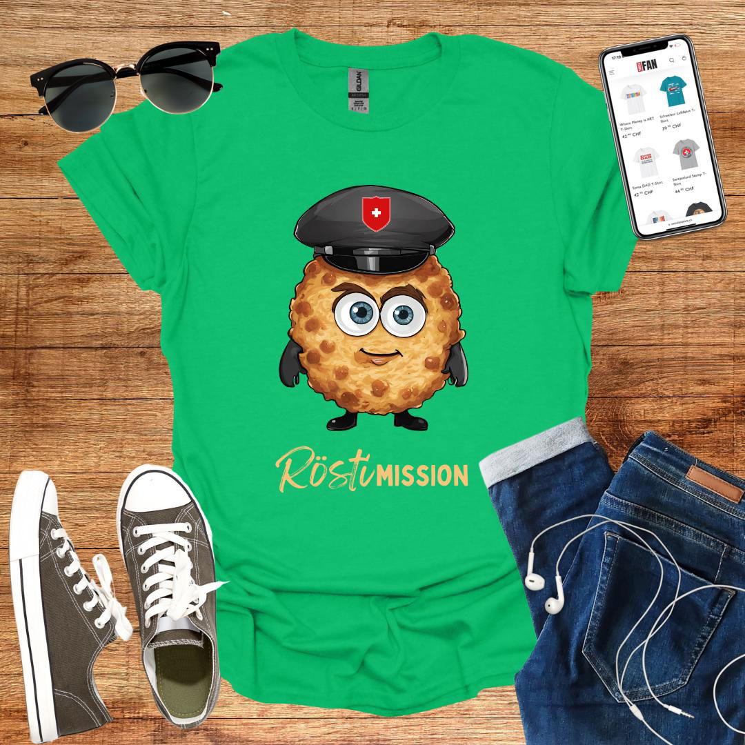 Rösti Mission T-Shirt - SwissFan Shop