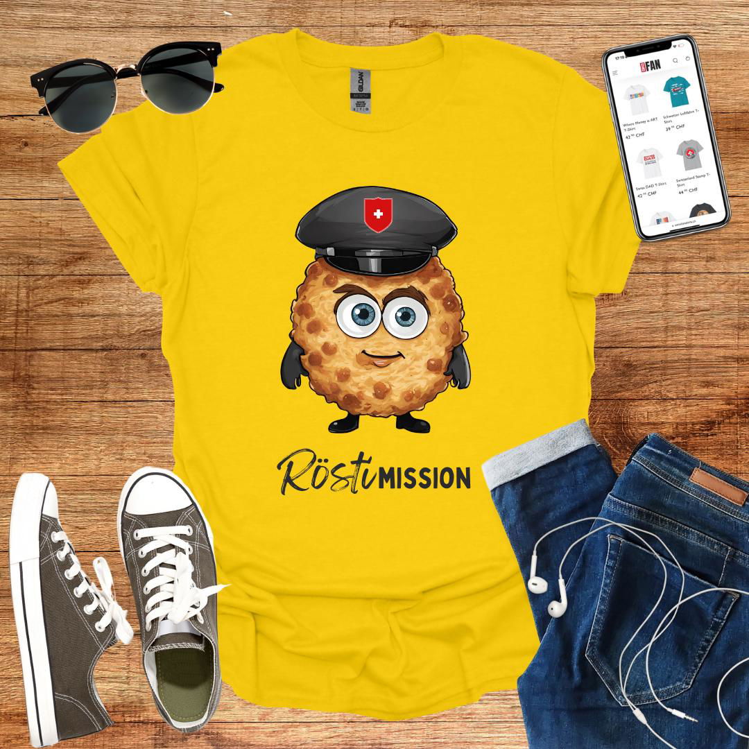 Rösti Mission T-Shirt - SwissFan Shop