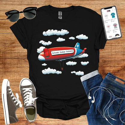 Schweizer Luftfahrt T-Shirt - SwissFan Shop