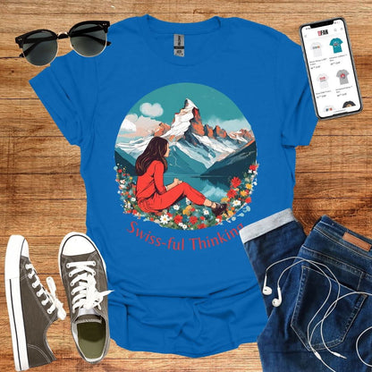 Swiss-ful Thinking Matterhorn T-Shirt - SwissFan Shop