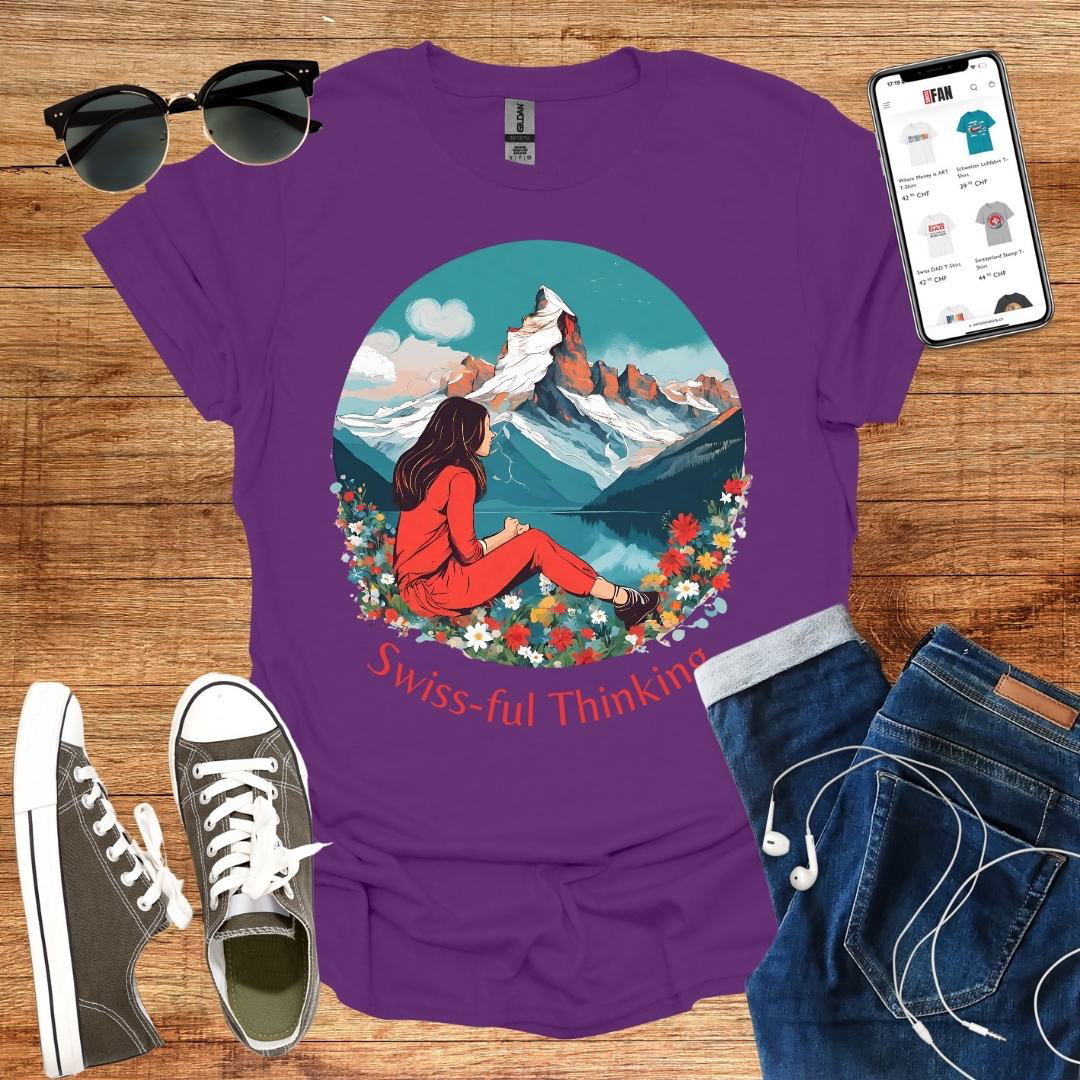 Swiss-ful Thinking Matterhorn T-Shirt - SwissFan Shop