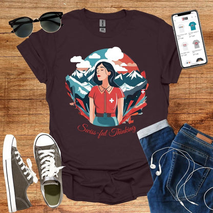 Swiss-ful thinking T-Shirt - SwissFan Shop