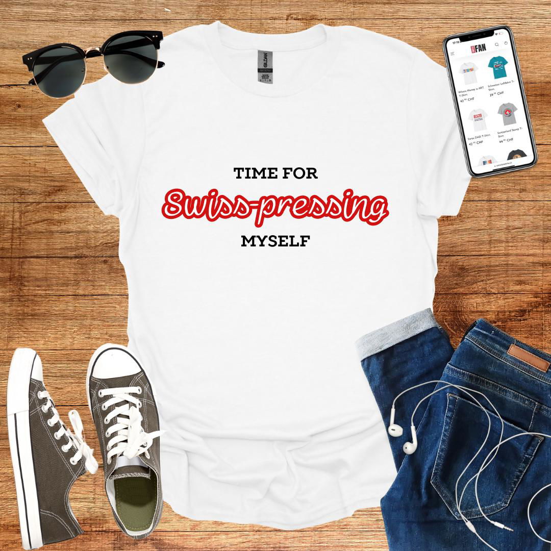 Swiss-pressing Myself T-Shirt - SwissFan Shop